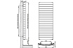 Радиатор Rifar CONVEX 500-22 антрацит CON500-22AN