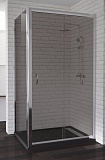 Душевой уголок R-B-006 90x100, тонированное, хром