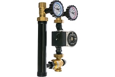 Насосно-смесительная группа Uni-Fitt DN25, с термосмесителем, с Grundfos UPSO 25-65 180, 491G2500