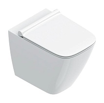 Приставной унитаз Catalano Green 0412350001 безободковый, белый глянец