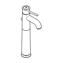 Смеситель для раковины Grohe BauClassic, XL-Size, хром 32868000