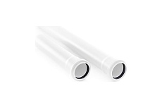 Труба RTP ПП, Д 32 мм, толщина стенки 1,8 мм, белый, L 1000 мм 27517