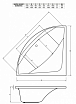 Акриловая ванна Vayer Boomerang 150x150 см