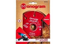 Диск с зерном HM по дереву Special (115х22 мм) для УШМ MONOGRAM 086-693