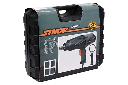 Сетевой ударный гайковерт Sthor 3/4", 800 Нм 57097