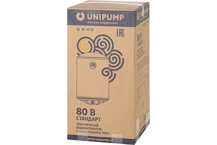 Водонагреватель UNIPUMP накопительного типа СТАНДАРТ 80 В, вертикальный 21649