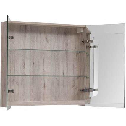 Зеркальный шкаф Dreja Premium 80 см, двухстороннее зеркало