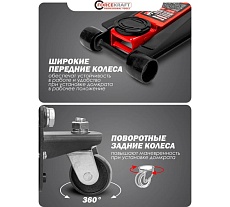 Домкрат подкатной гидравлический Forcekraft 3т FK-T830018 HT(58718)