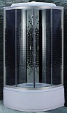 Душевая кабина Niagara Eco 90x90, четверть круга, стекло мозаика