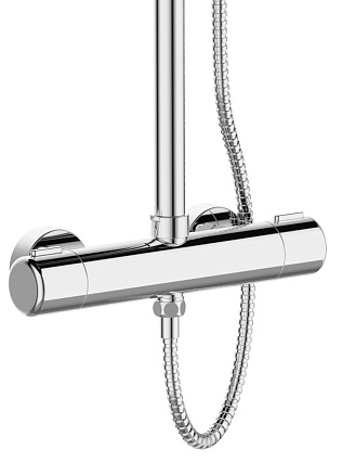 Душевая стойка Agger Thermo A2451200 без излива, с термостатом