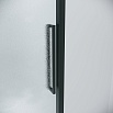 Душевая дверь Grossman Cosmo 100x195 шиншилла, черный матовый 100.K33.02.100.21.02