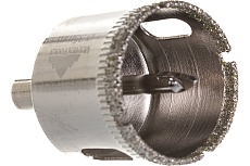 Коронка с центрирующим сверлом по стеклу и керамике (35х55 мм) Vertextools 336-35-55