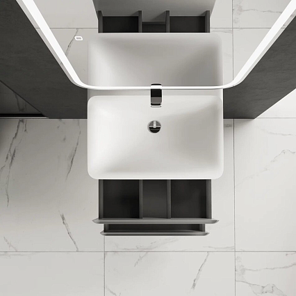 Тумба с раковиной AQUAme S4 60 см