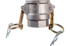 Камлок соединение типа D (1&quot;; розетка; внутренняя резьба BSP; алюминий) TITAN LOCK TL100DAL