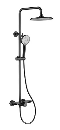 Душевая стойка Black&White Gravity GL-9104-MB черный матовый Душевая стойка Black&White Gravity GL-9104-MB черный матовый