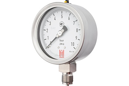 Манометр ДМ 4 100 Р (0-10) бар, кл.1.0, G1/2" BD 1154100004