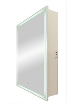 Зеркальный шкаф Art&Max Techno 60x80 AM-Tec-600-800-1D-L-DS-F с подсветкой, L