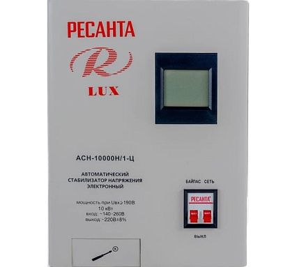Стабилизатор напряжения Ресанта АСН 10000 Н/1-Ц Lux 63/6/18