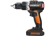 Бесщеточная аккумуляторная ударная дрель-шуруповерт Worx WX373