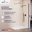 Душевая перегородка RGW Walk In WA-210B 110x195 с крючком для полотенца/халата, черный, прозрачное 351021011-14