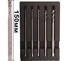 Набор метчиков VOLKEL машинных спиральных M4-M10 HSSE DIN371XL 5пр V47937