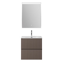 Тумба с раковиной BelBagno Uno-Mini 60 см Бежевый матовый