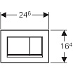 Кнопка смыва Geberit Sigma 30 115.883.KN.1