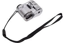 Микроскоп Pro Legend 60x мини на прищепке, с подсветкой (1 LED) и ультрафиолетом PL4445