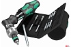Реверсивная угловая отвертка WERA Kraftform Kompakt Pistol RA 4 с битами в футляре, 13 пр. WE-051031