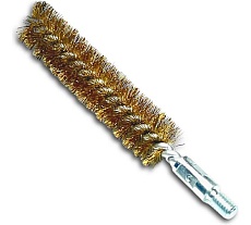 Щетка ерш Lessmann 18х80х115 мм, М6, латунь 0.15 мм 500718