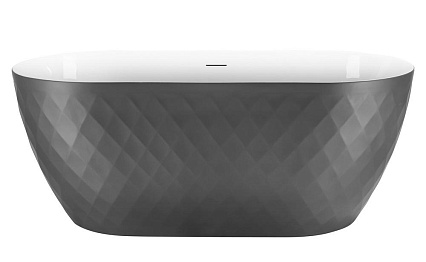 Акриловая ванна Black&White Swan SB320 Grey 170x78 серый