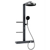 Душевая стойка Black&White Gravity GH-9005GM термостат, оружейная сталь