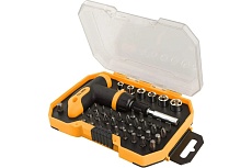 Реверсивная отвертка с набором бит TOLSEN 41 предмет Cr-V 20036