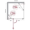 Душевой уголок BelBagno ETNA-A-12-100-C-Cr 100x100 прозрачный, хром