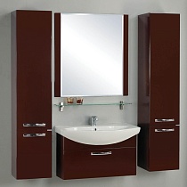 Мебель для ванной Акватон Ария 80, темно-коричневый