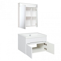 Мебель для ванной Руно Парма 60 см 2 дверцы, белый