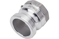 Алюминиевый камлок TITAN LOCK типа А серия EcoLine, ниппель внутр. резьба BSP 2&quot; TL200AAL-EL