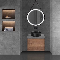 Мебель для ванной Vincea Mesa 60 см T.Oak + Beton