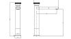 Смеситель для раковины Black&White Gravity GF-7307
