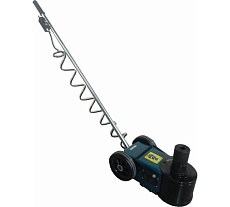 Подкатной пневмогидравлический двухштоковый домкрат с переставной рукояткой Forsage 40/20т 2452 F-TRA40-2ML