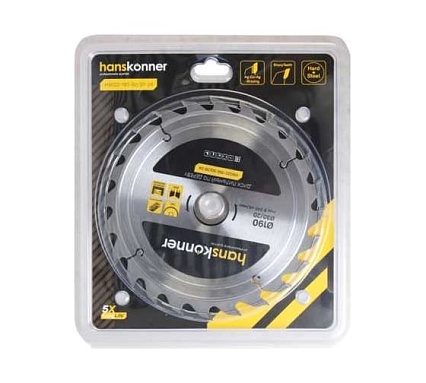 Диск пильный 190х30/20 мм, 24Z Hanskonner H9022-190-30/20-24