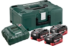 Набор Basic-Set: 3 аккумулятора 5.5 Aч, 18 В, LiHD, зарядное устройство ASC30-36 Metaloc Metabo 685069000