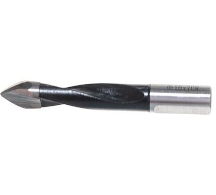 Сверло присадочное усиленное сквозное (10x70 мм; S=10x20 мм; RH) ROTIS 422.1070R