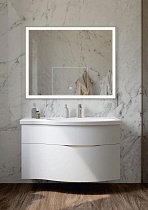 Мебель для ванной Kerama Marazzi Riva 100 см правая, белый матовый