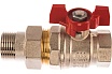 Шаровой кран RUB с накидной гайкой ("американка"), 1" DN25 PN40, серия MILANO (S.90) S90F36