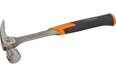 Молоток-гвоздодер Truper MXR-16 17857 с полированным бойком, металлическая ручка