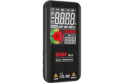 Цифровой мультиметр BSIDE с цветным дисплеем и встроенным аккумулятором S11 064-0002