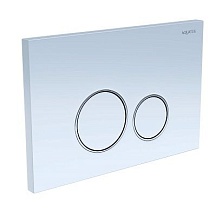 Подвесной унитаз SET Aquatek Классик-015 4в1, кнопка белый