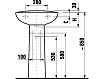 Пьедестал для раковины Jika Olymp 1961.0.000.000.1