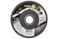 Диск лепестковый (125х22 мм; Р60) Vorel 7985